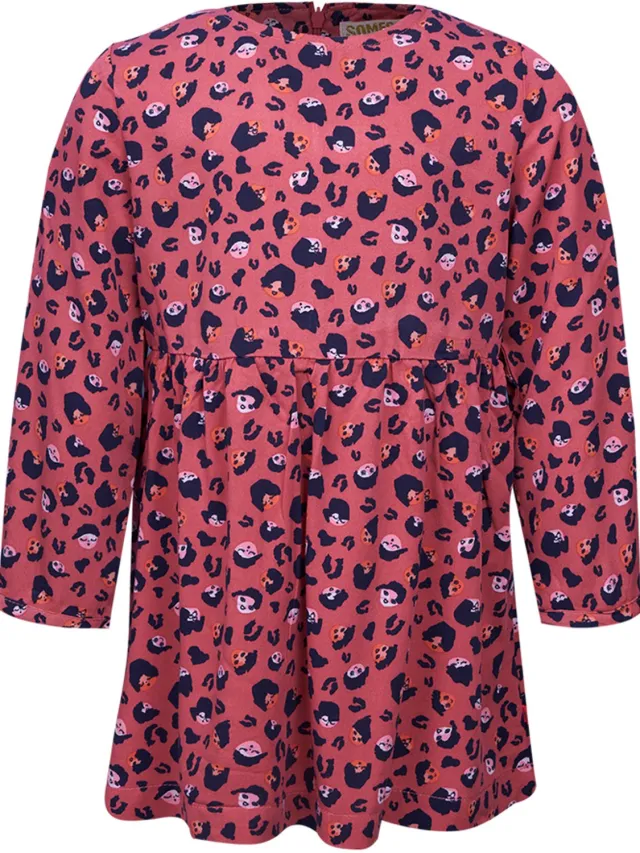 Someone kleedje old pink allover print SHIRLEY 98 Roze
