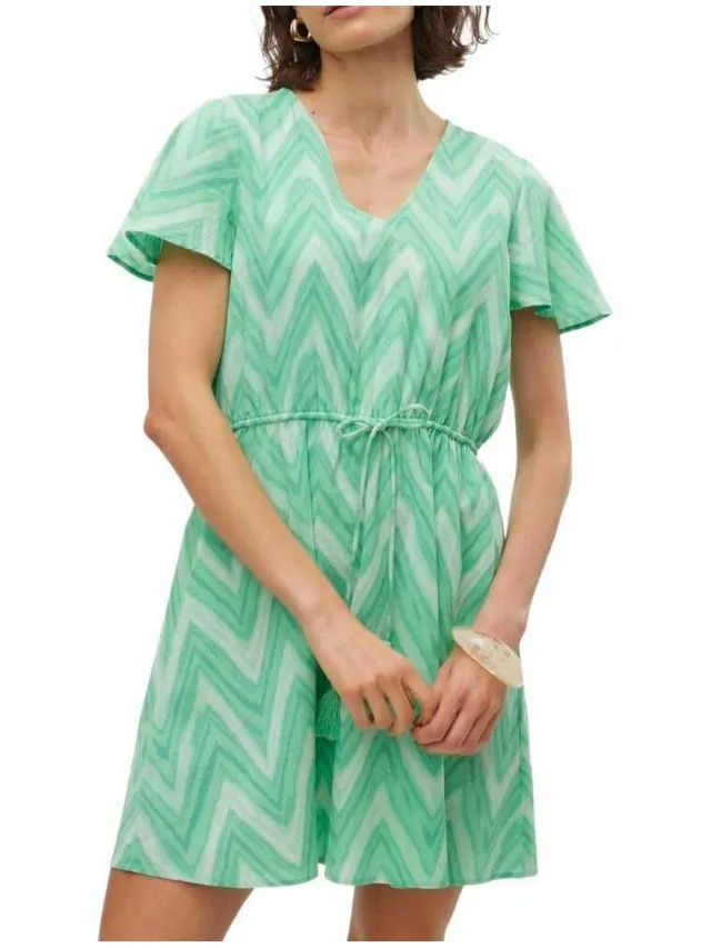 Vero Moda Korte Jurk Vero Moda Dicthe Groen