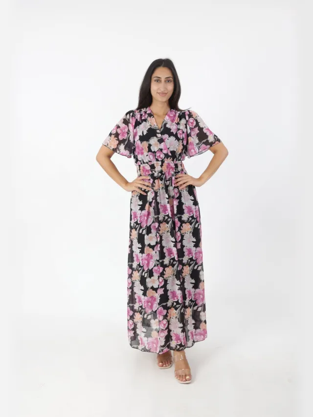 Elara Maxikleid Schwarz