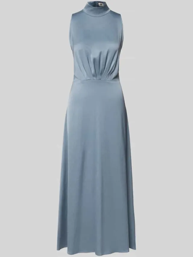 drykorn Midijurk met opstaande kraag model 'AMABEL' Bleu