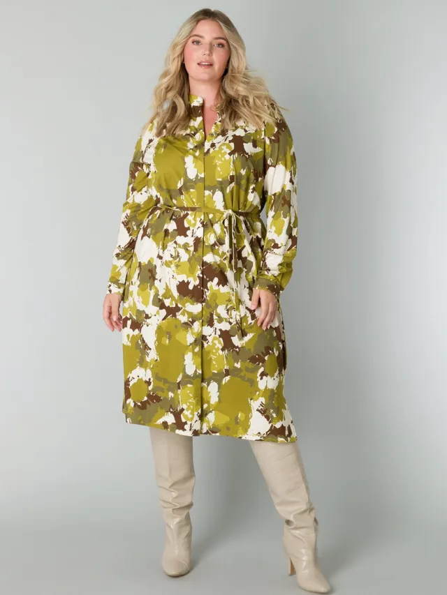 Yesta Róisín One pieces - Avocado Green/Multi - maat 0(46)