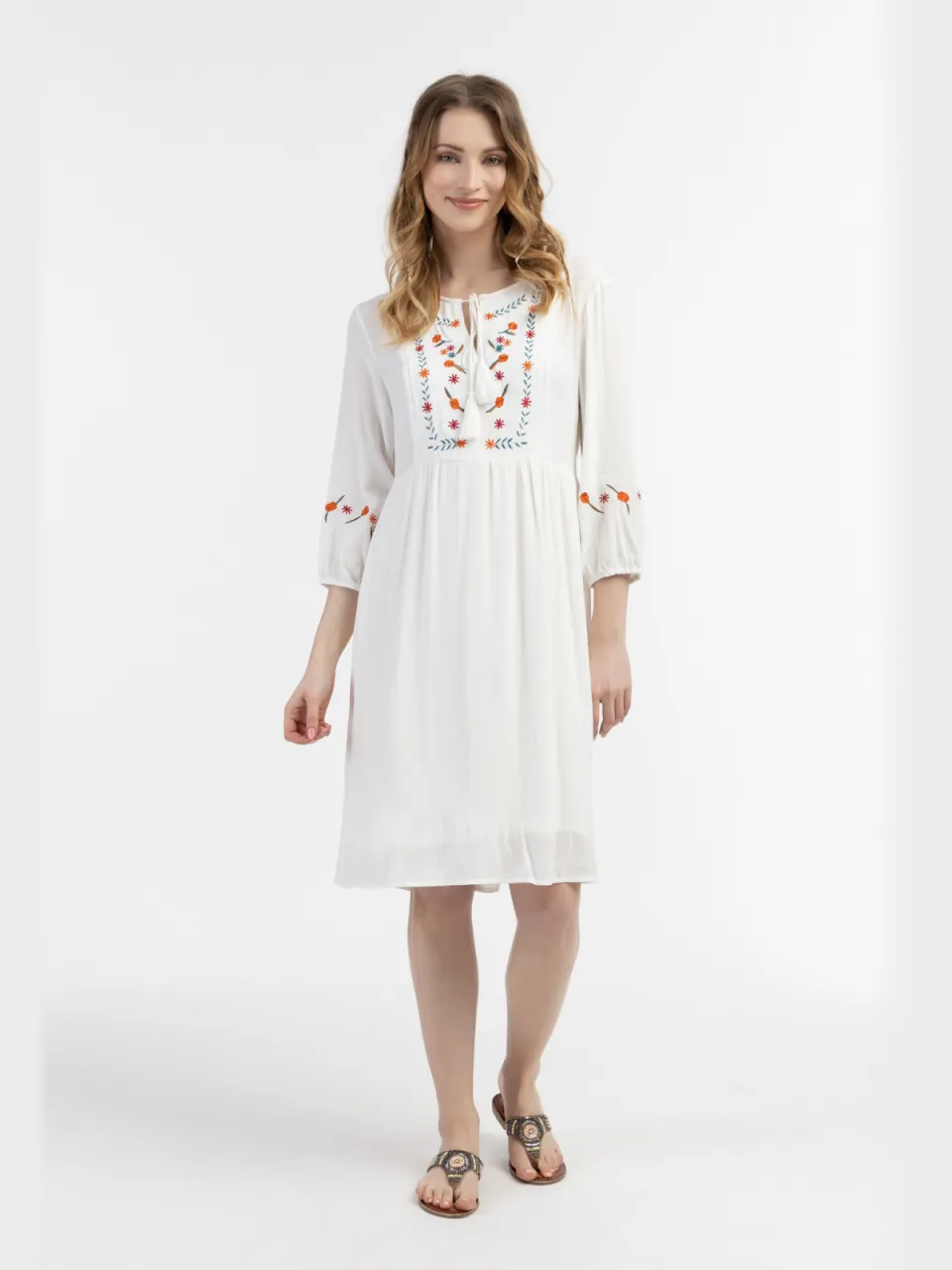 Usha Jurk Dames wit