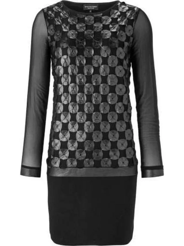 Ana Alcazar mini jurk zwart