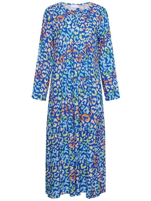 Noella Imogene Lange Jurk Blauw