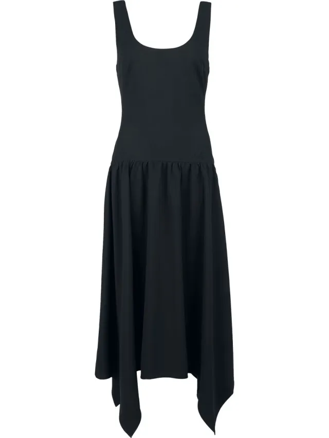 Killstar Forest Fable - Forsaken Grove Midi Dress Dames Maxi-jurk - zwart