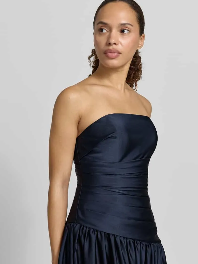 LUXUAR FASHION Avondjurk in laagjeslook donkerblauw, foto 3