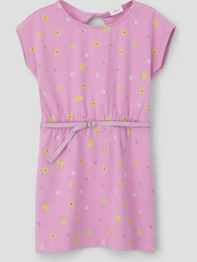 S.Oliver female - Mini-jurk met all-over print roze