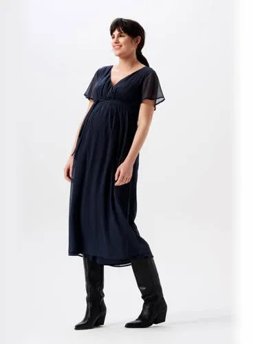 Noppies Amelie zwangerschapsjurk donkerblauw, foto 2