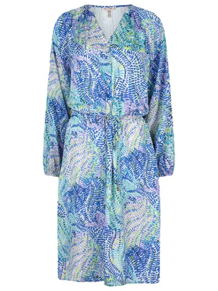 Esqualo Jurk sp24-15010 print Veelkleurig
