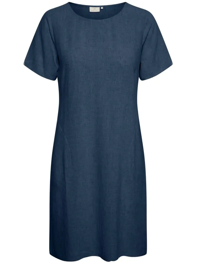 Kaffe Dames t-shirt jurk KAFFE Liny Beige