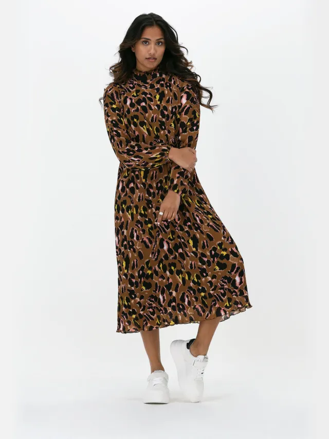 Y.A.S. YAS Dames Jurken Yaspippa Ls Midi Dress S. - Bruin