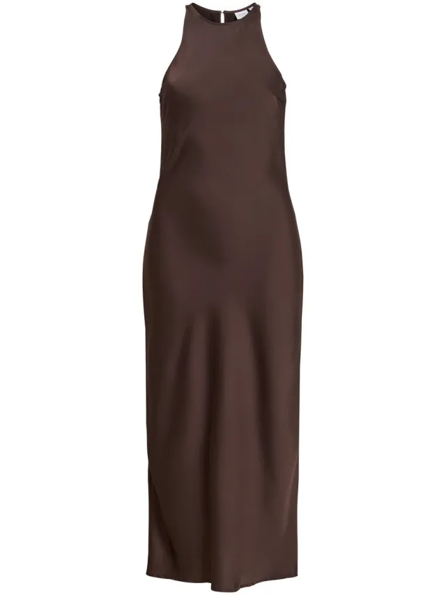 Vila VIRAVENNA S/L ANKLE DRESS - NOOS/DC - Dames - Maxi jurken Coffee Bean