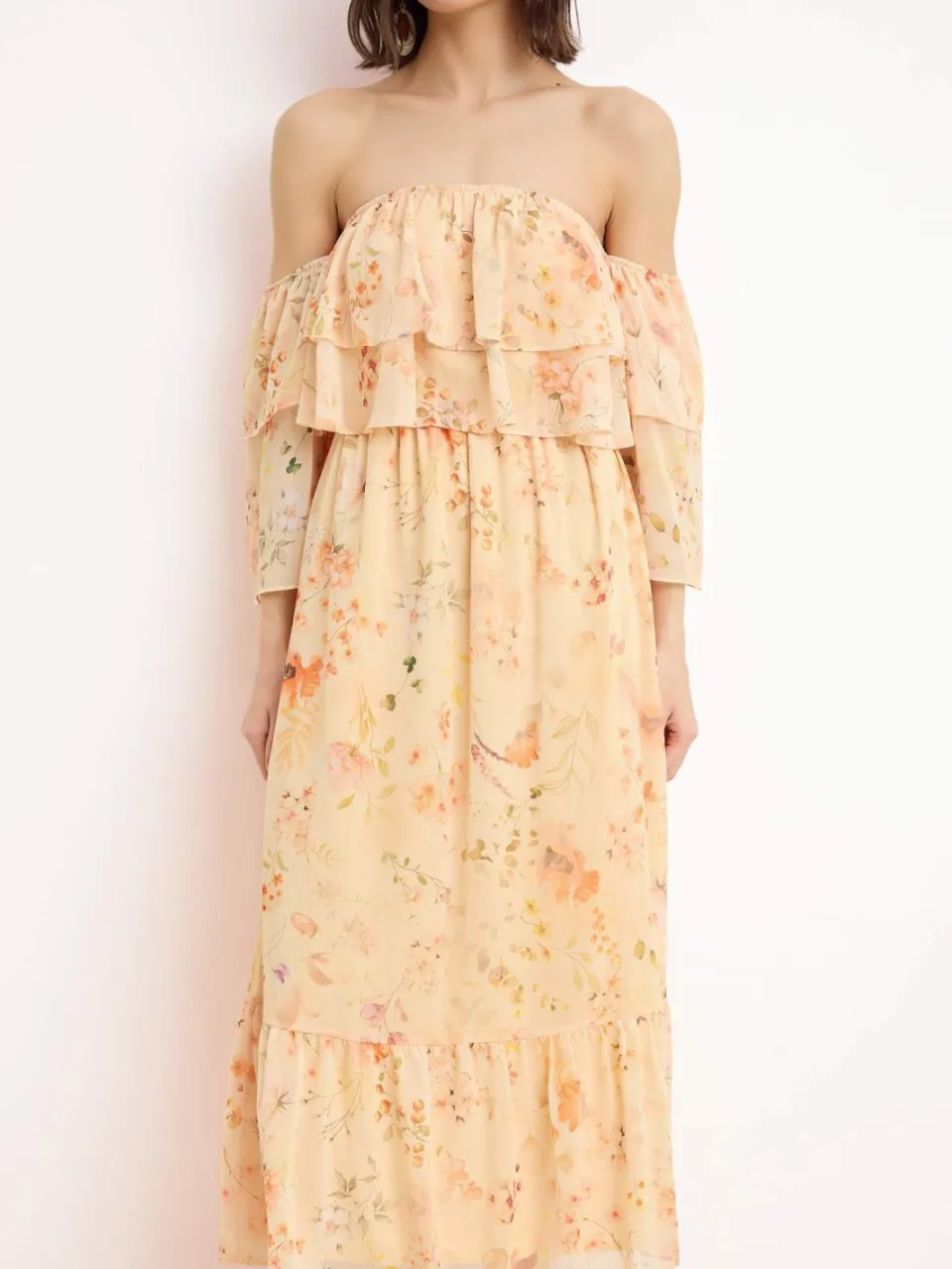 Turkishsouq Mouwloze maxi-jurk met bloemenprint voor dames, geschikt voor overdag en 's avonds. veelkleurig, foto 2