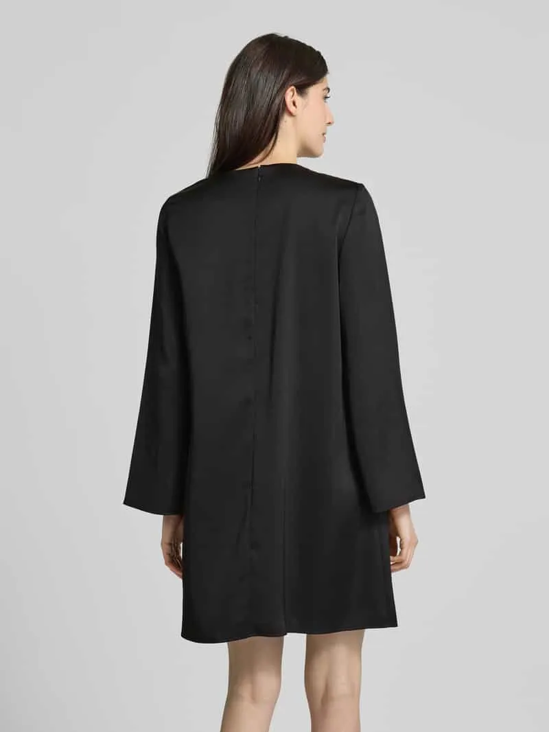 Christian Berg Woman Selection Midi-jurk met plooien zwart, foto 3