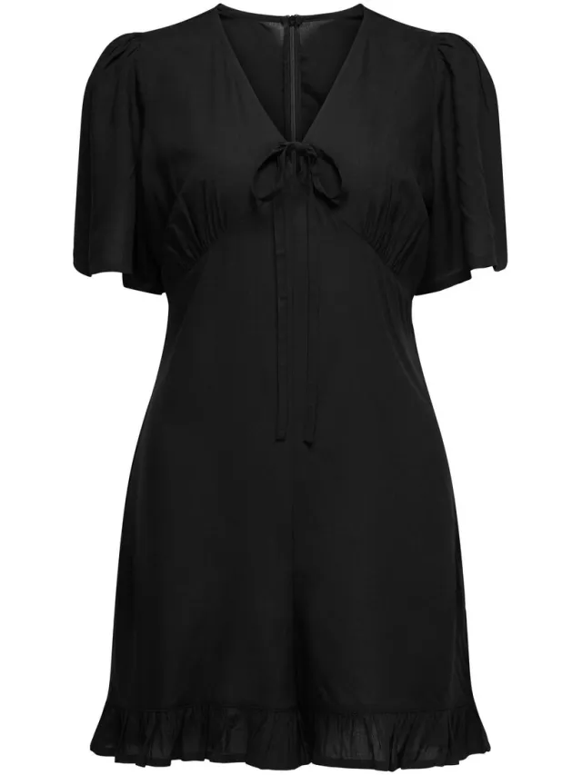 Only Jurk ONLJENNIE kort jurk Black