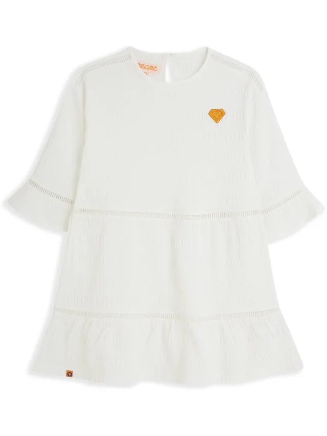 4President Meisjes jurk - White - Meisjes jurken