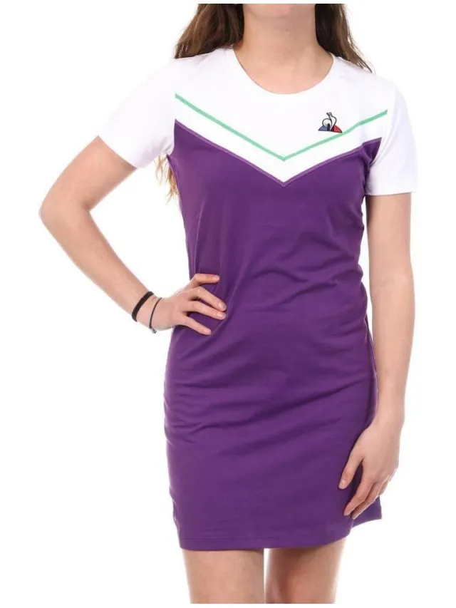 Le Coq Sportif Korte Jurk Le Coq Sportif Spe Wit
