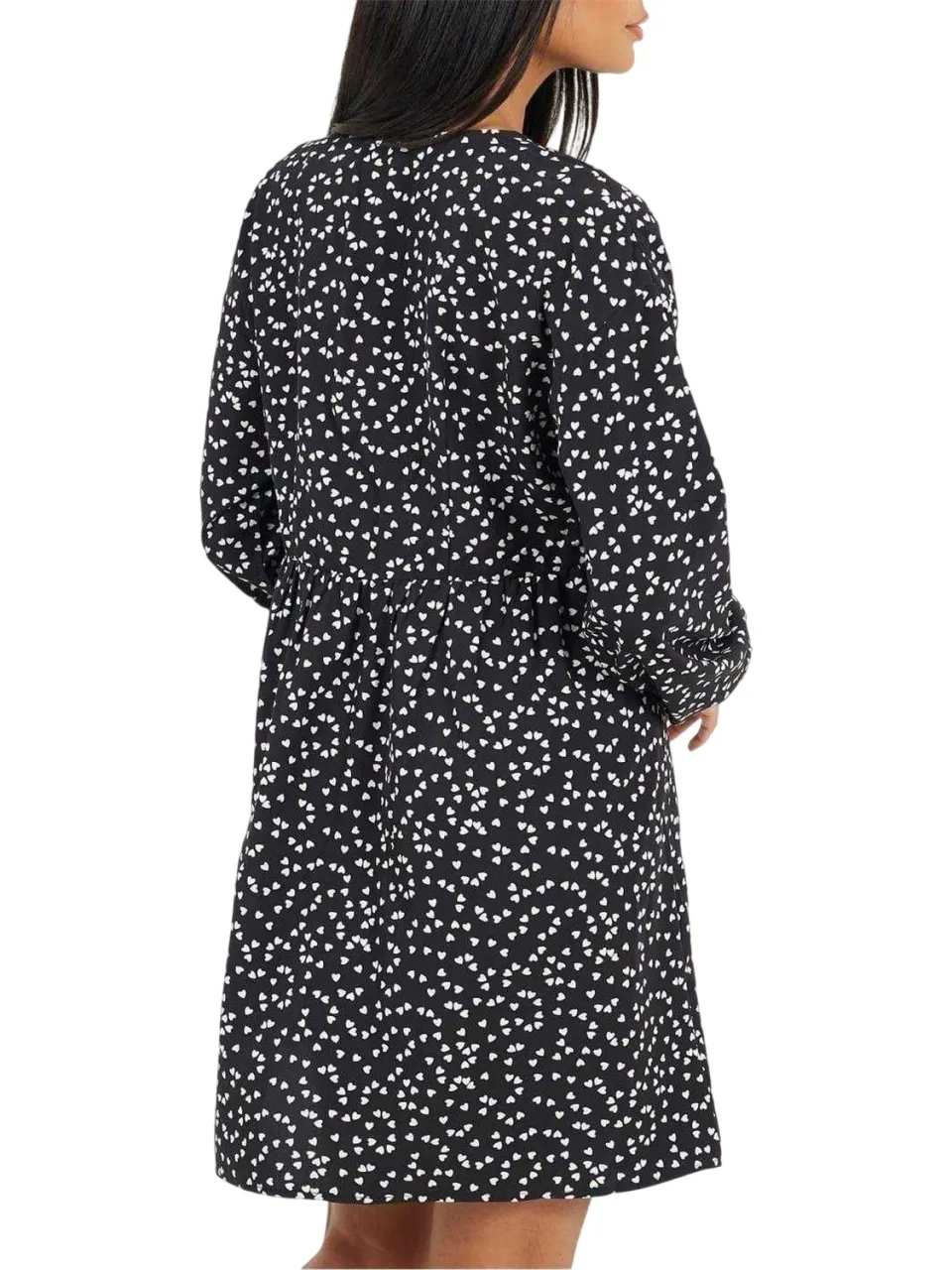 Brave Soul Mini-jurk voor dames (normale pasvorm) (Zwart, Wit), foto 2