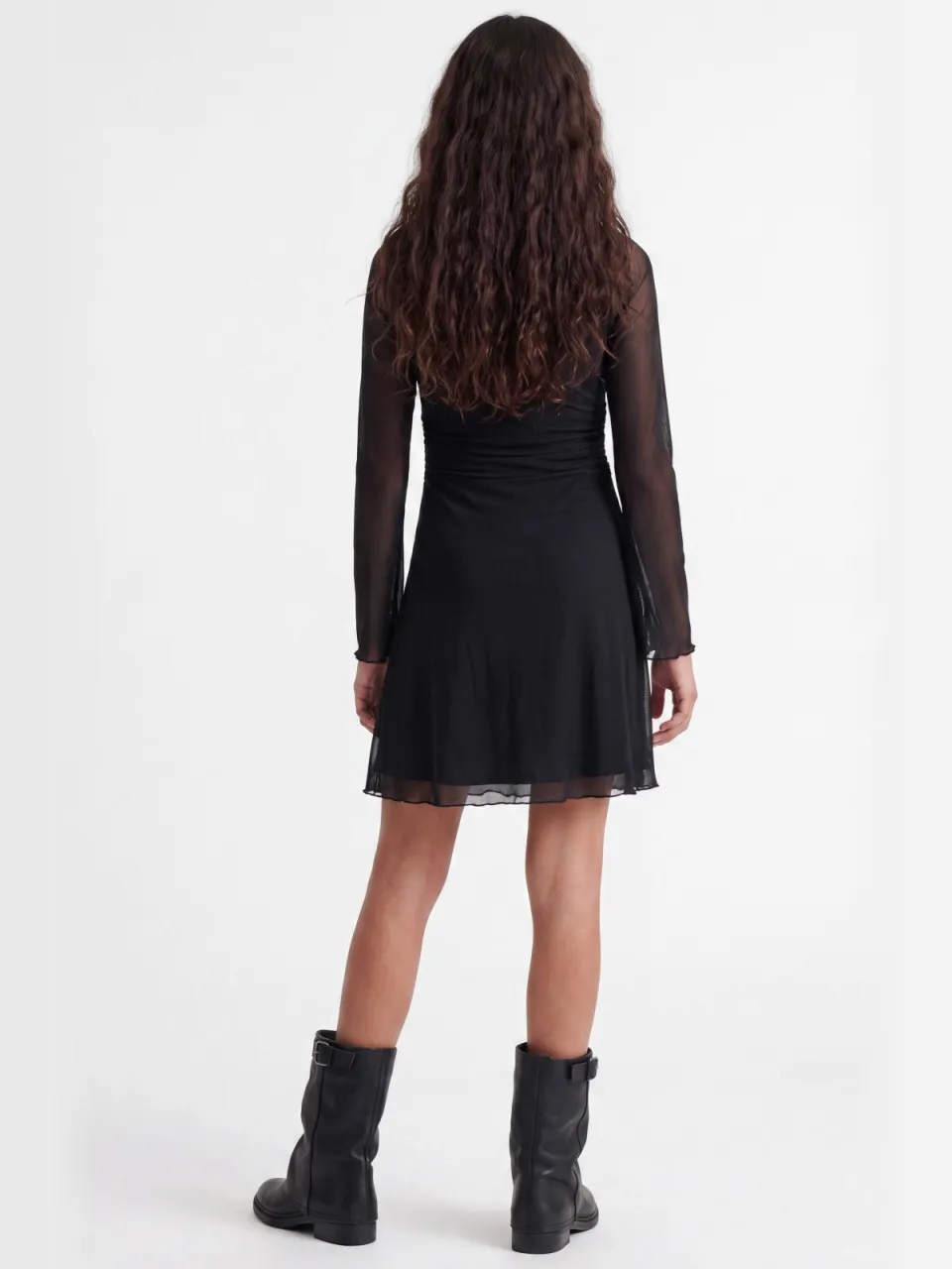 JJXX GIRL korte jurk zwart, foto 8