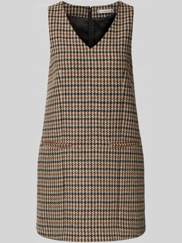 Tommy Hilfiger Nauwsluitende vrijetijdsjurk van zuivere wol camel, foto 2