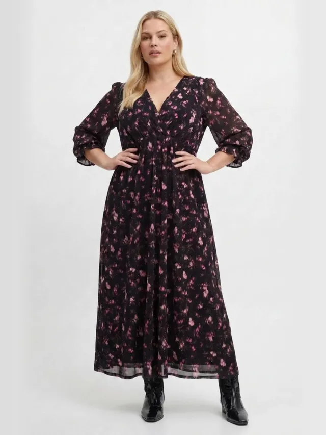 Yoek Rosy jurk zwart