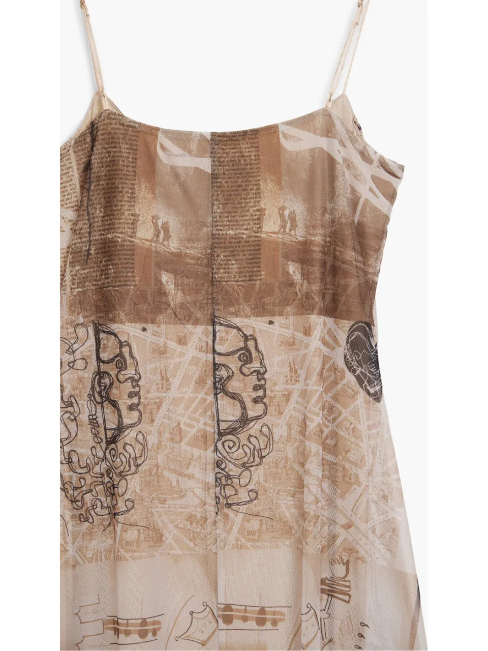 Desigual zomerjurk crème, foto 5