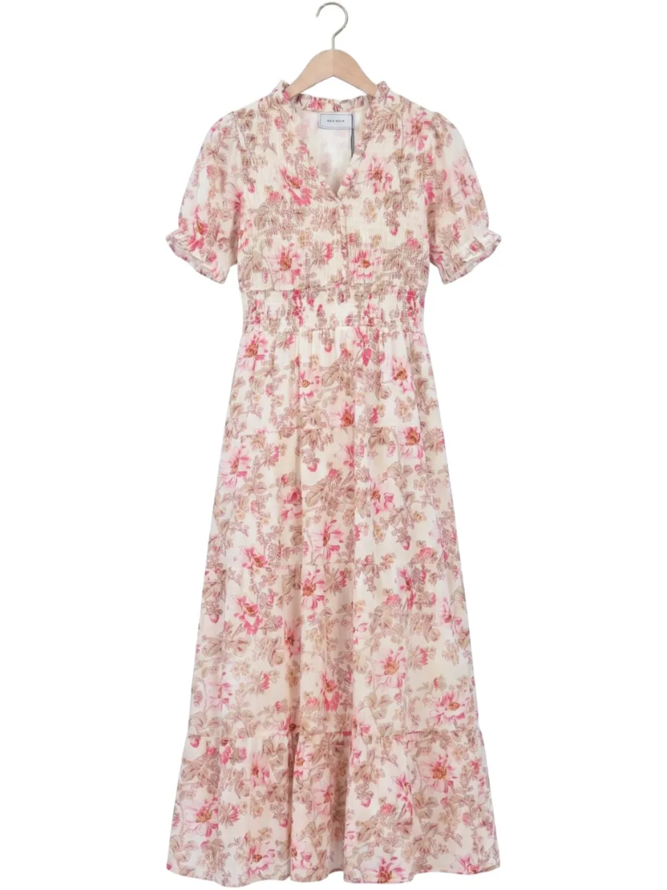 NEO NOIR Dames Jurken Kanza Flower Rose Dress - Multi, foto 2