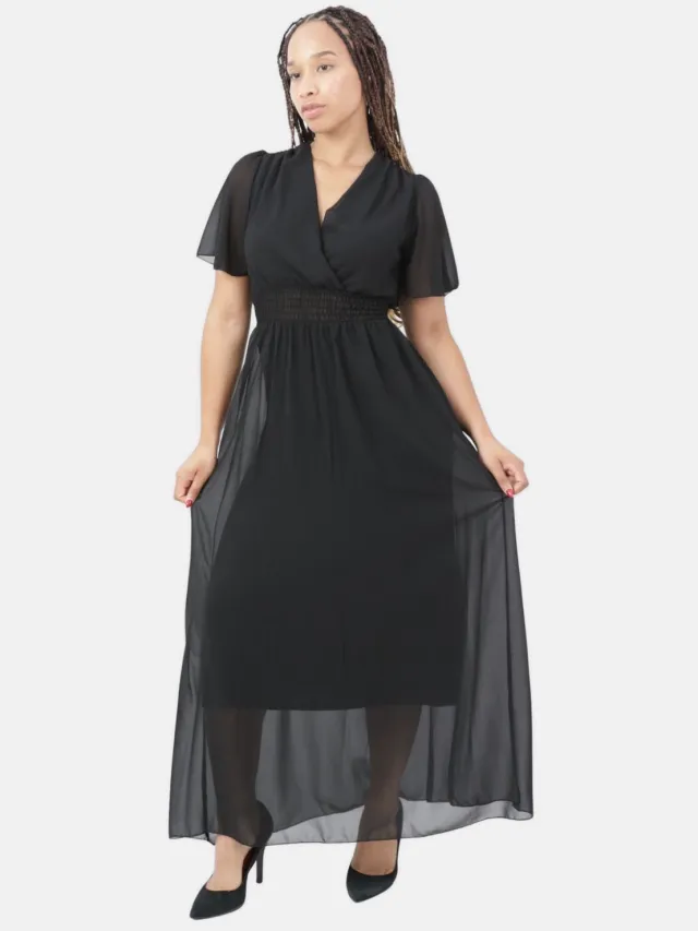 Elara Maxikleid Schwarz
