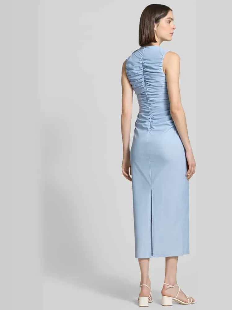 Yas Yasdona SL maxi-jurk lichtblauw, foto 3