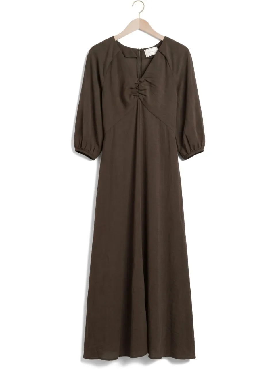 NEO NOIR Dames Jurken Meriel Structure Solid Dress - Groen, foto 2