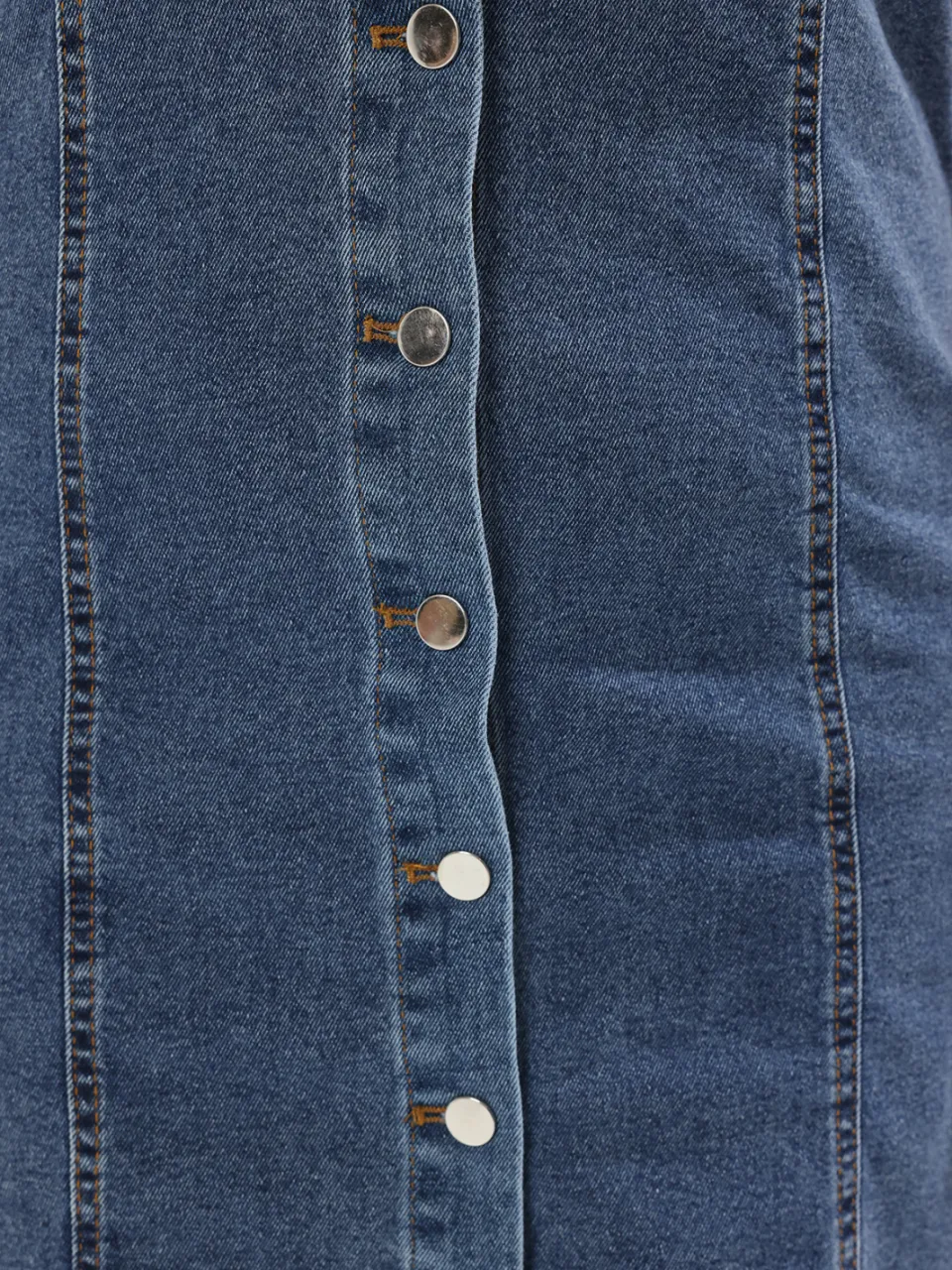 Trendyol Curve Dames Blauw Effen Kort / Mini Mouwloos Casual Recht Grote maten Jurk, foto 2