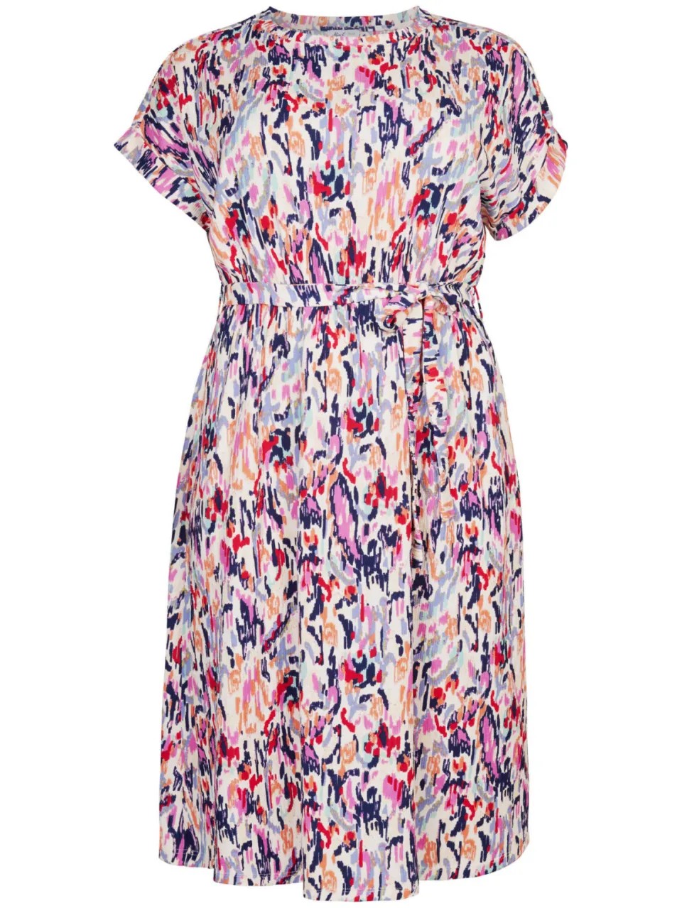 Miss Etam Plus zomerjurk multi multicolor roze, foto 2