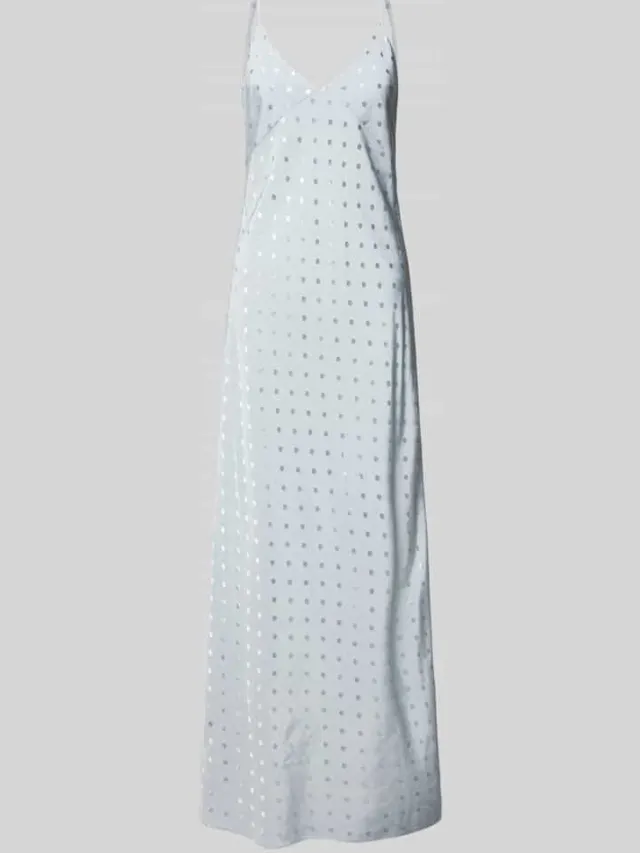 P&C* curated by GLAMOUR Maxi-jurk met V-hals Lichtblauw