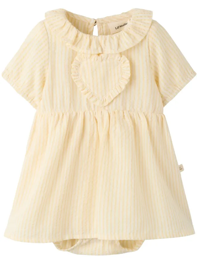 Lil’Atelier meisjes jurk coconut milk