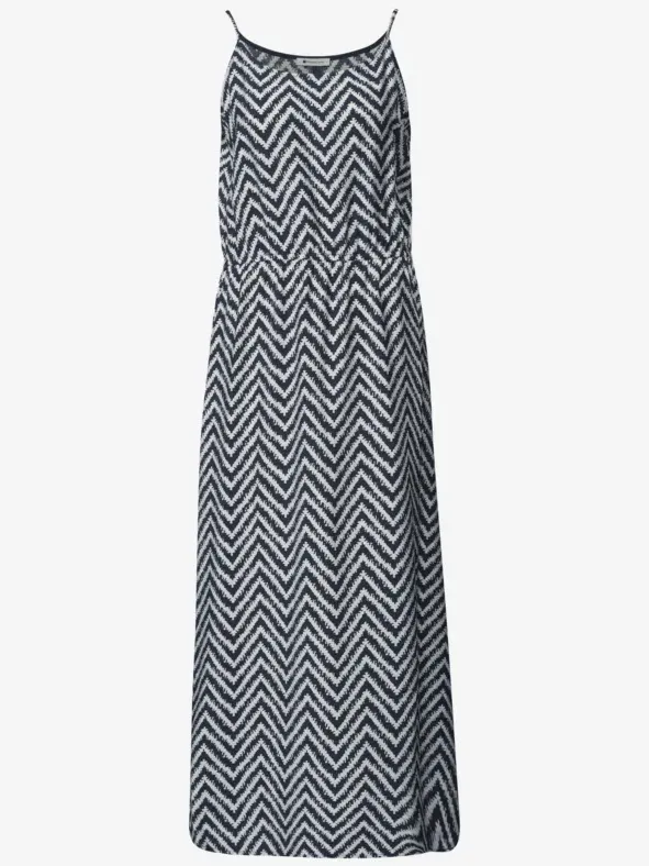 Street One Midi-jurk met zigzagpatroon blauw, foto 2