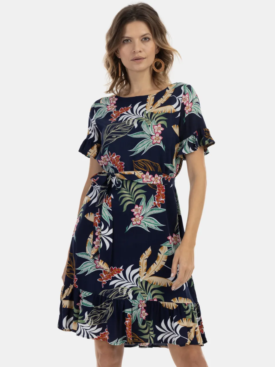 Usha dress nowles zwart, foto 2