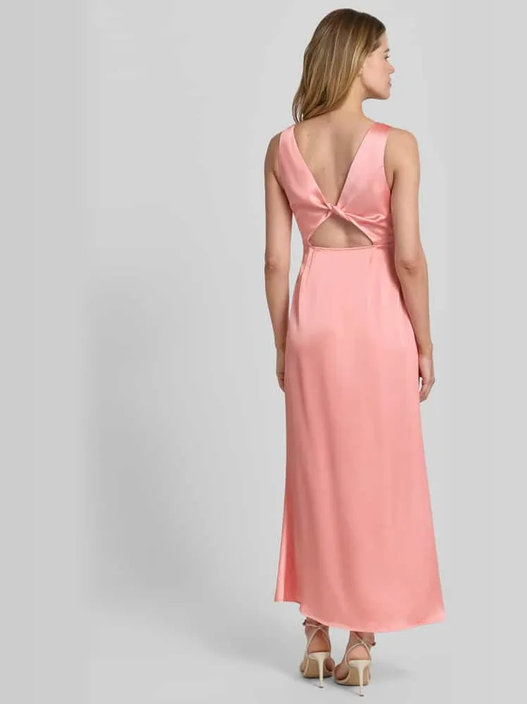Vero Moda Nauwsluitende avondjurk met rozenapplicatie model 'GIANNA', foto 3