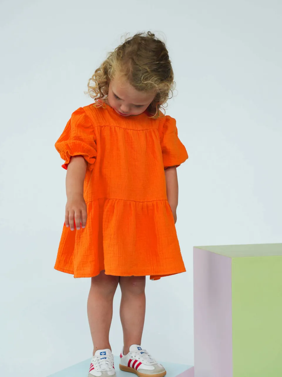 The New Chapter A-lijn jurk oranje, foto 4