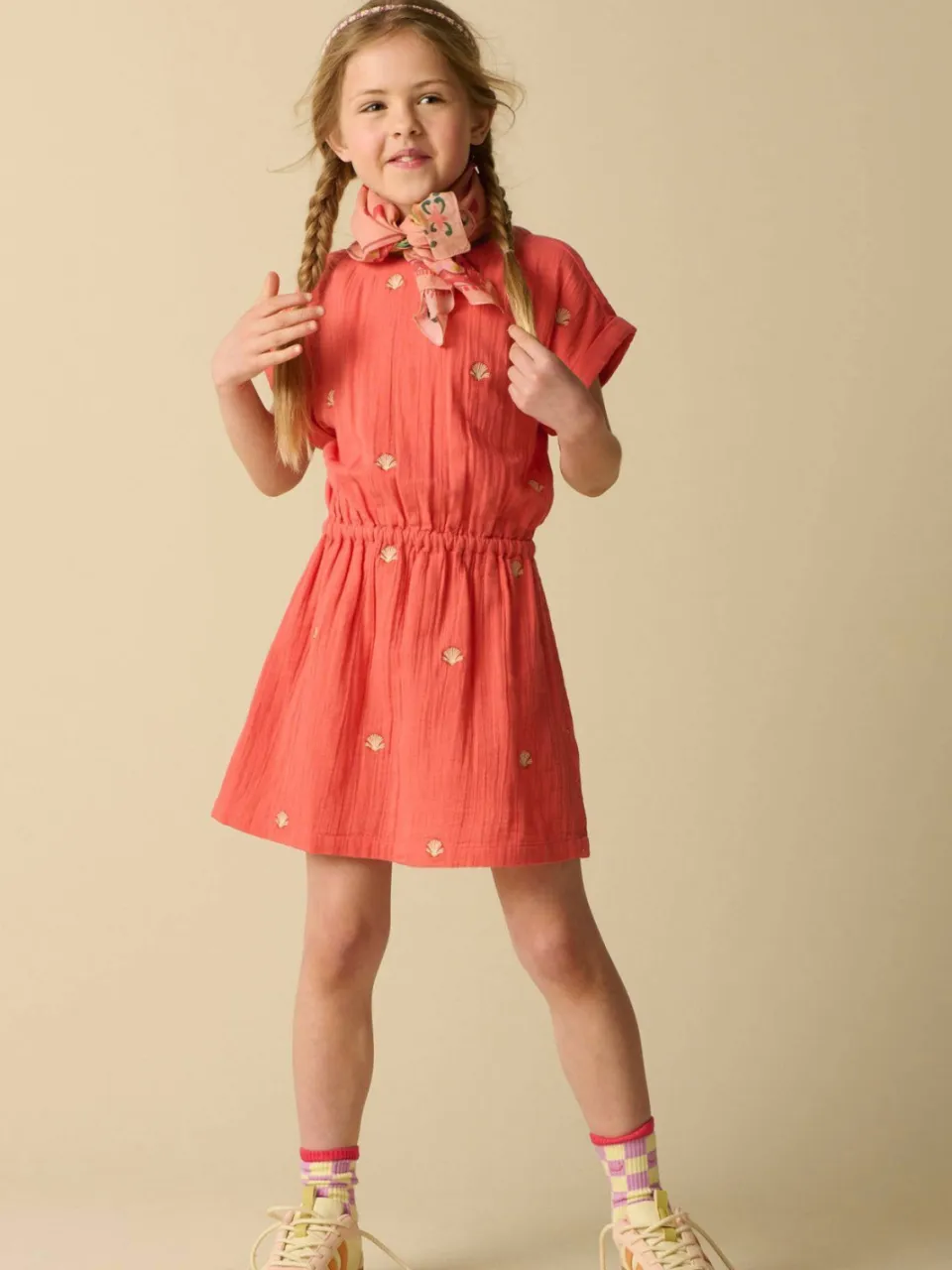 Sissy-Boy korte jurk koraalrood, foto 3