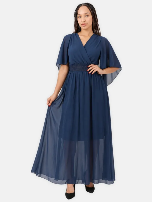Elara Maxikleid Navy