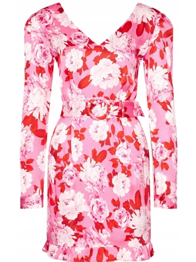 Guess Mini Jurk - Bloemenpatroon Wielkleurig