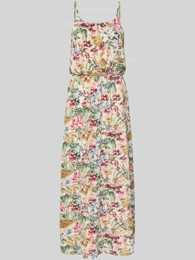 Only Maxi-jurk van crêpe model 'WINNER LIFE' offwhite, foto 2