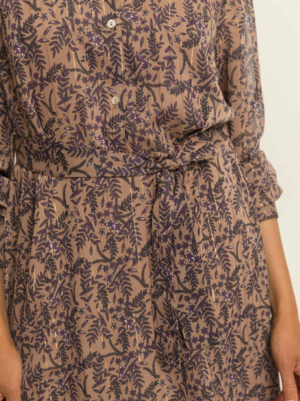 Expresso blousejurk met ceintuur en print - meerkleurig multi, foto 5