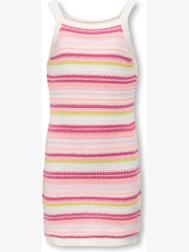Only Kids ONLY zomer jurk meisjes - gestreept - roze - Kogbelli