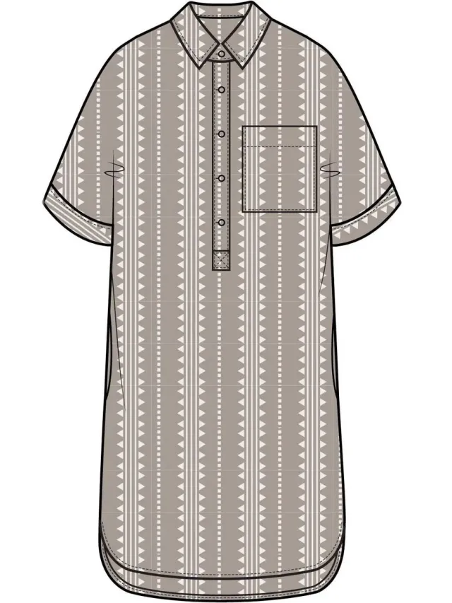 Ichi IHWALDINA DR - Dames - Mini jurken Simply Taupe