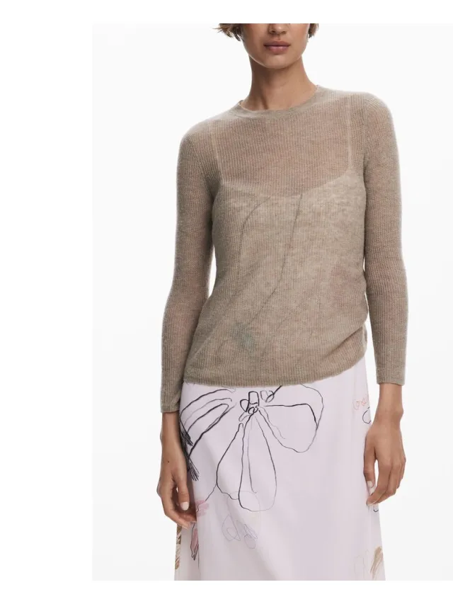 Desigual Witte Polyester Damesjurk