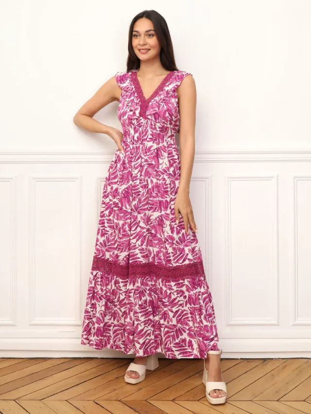 La Modeuse Jurk La Modeuse 71021_P166440 Roze