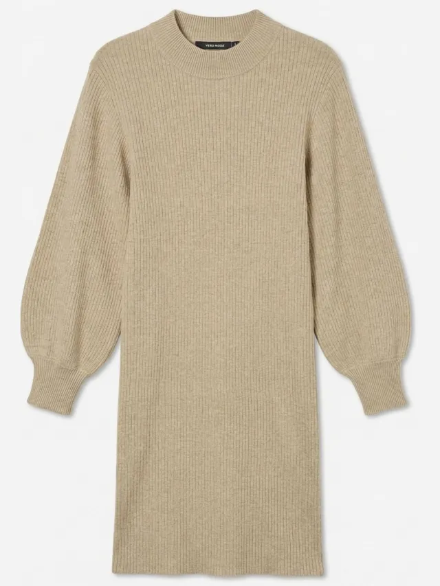 Vero Moda Jurk VMHARPER Korte jurk silver mink 1