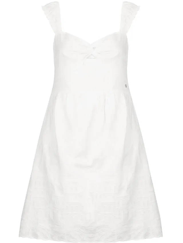 Guess Korte Jurk Guess SS STELLA EMBROIDERY MINI Wit