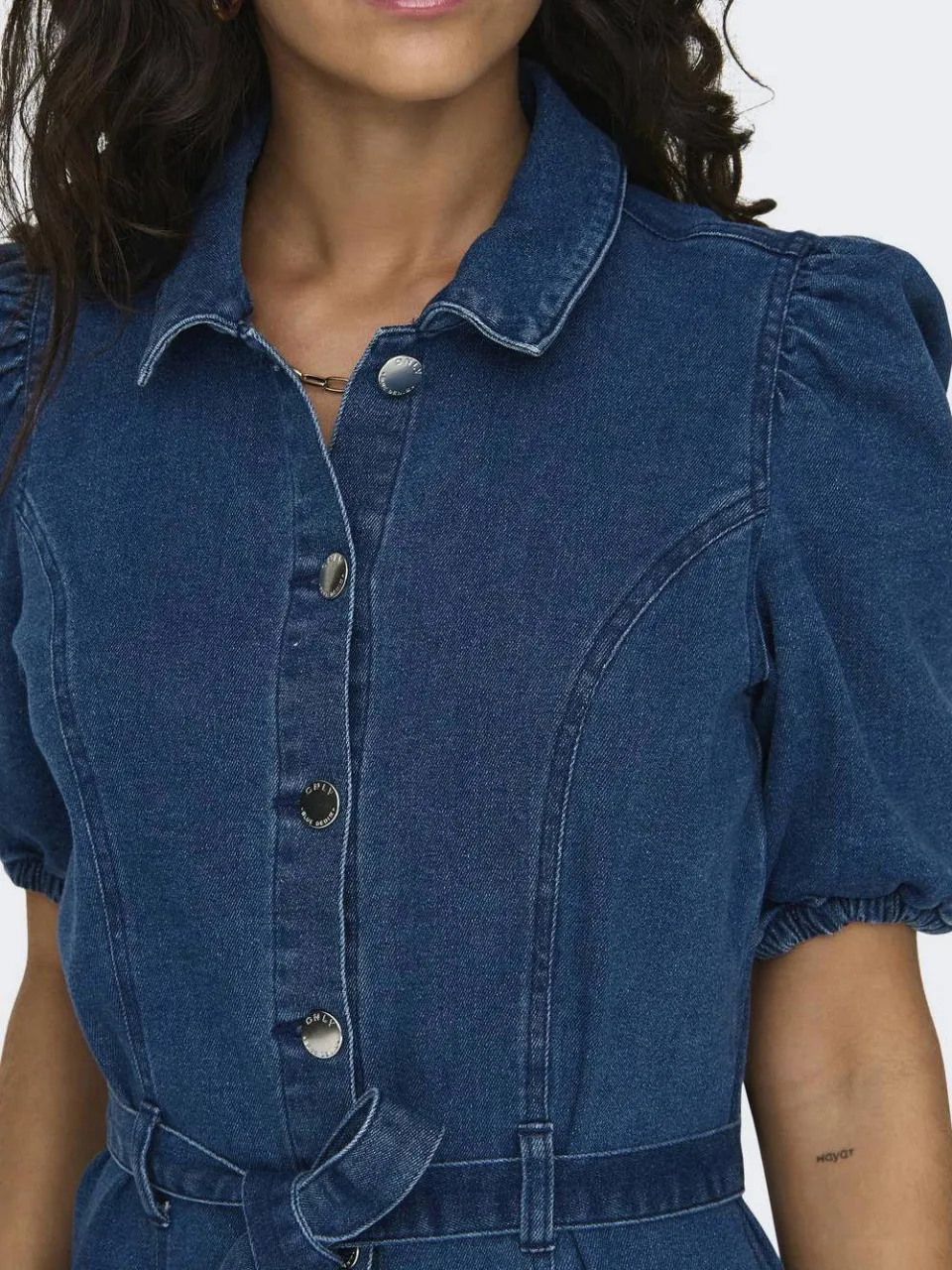 Only spijkerjurk ONLVIBBE medium blue denim, foto 5